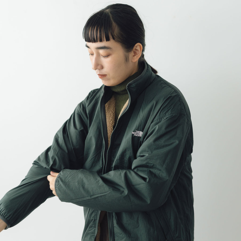 THE NORTH FACE リバーシブルエクストリームパイルフリースジャケット クラシックカーキ×アルパイン（XS）