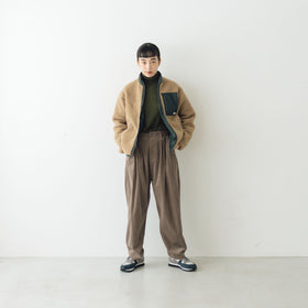 THE NORTH FACE リバーシブルエクストリームパイルフリースジャケット クラシックカーキ×アルパイン（XS）