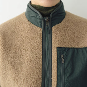 THE NORTH FACE リバーシブルエクストリームパイルフリースジャケット クラシックカーキ×アルパイン（XS）