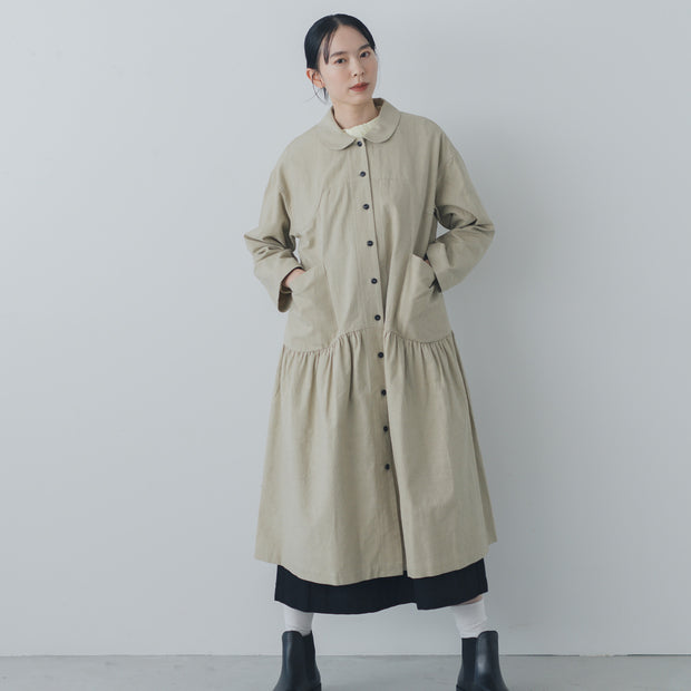 【SALE】 MAGALI コットンウール コートワンピース