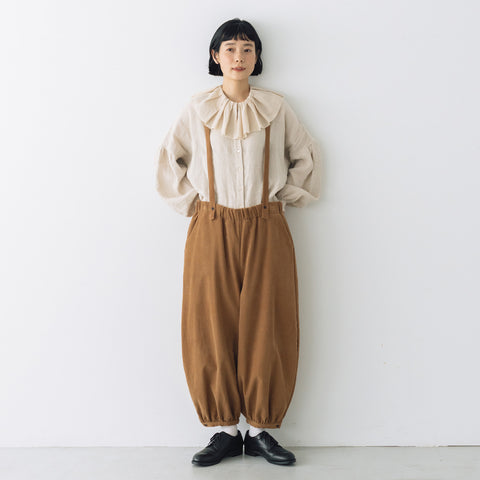 MAGALI 天日干しコットンコーデュロイ バルーンパンツ