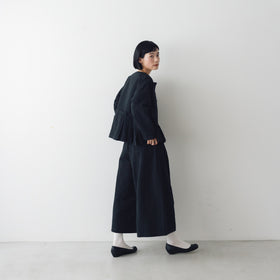 MAGALI ハイカウントコットンリネン コクーンパンツ