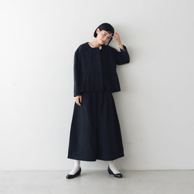 MAGALI ハイカウントコットンリネン コクーンパンツ