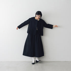 MAGALI ハイカウントコットンリネン コクーンパンツ