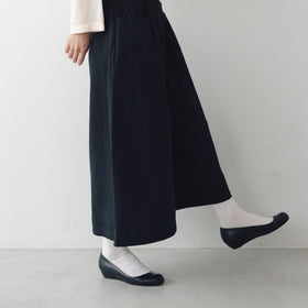 MAGALI ハイカウントコットンリネン コクーンパンツ