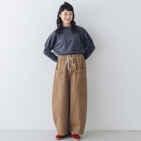 MAGALI コットンコーデュロイ フラップポケットパンツ