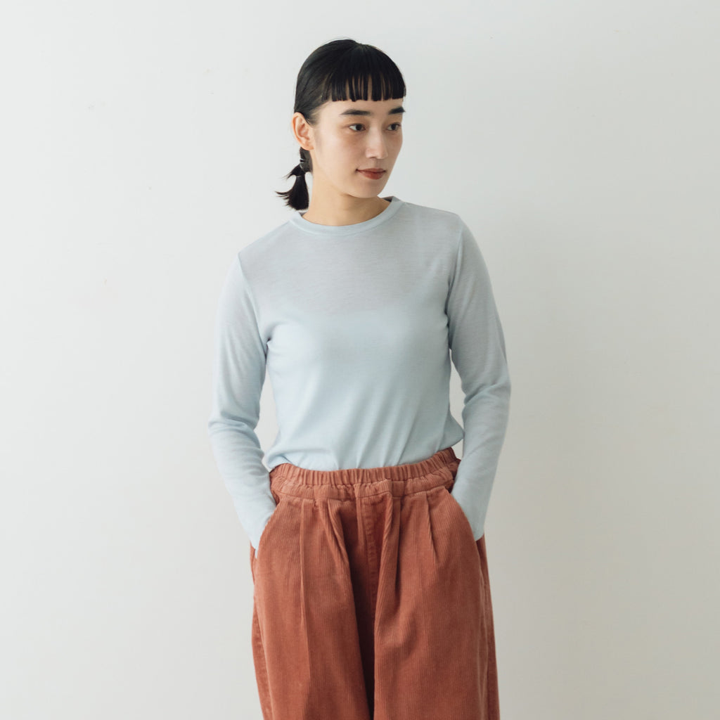 ROBE de PEAU クルーネックプルオーバー