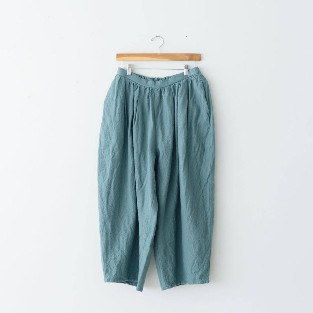 ROBE de PEAU カミーユ ウールタックパンツ