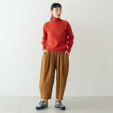 ROBE de PEAU カミーユ ウールタックパンツ