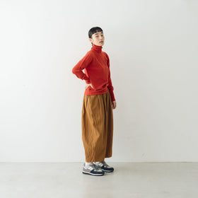 ROBE de PEAU カミーユ ウールタックパンツ