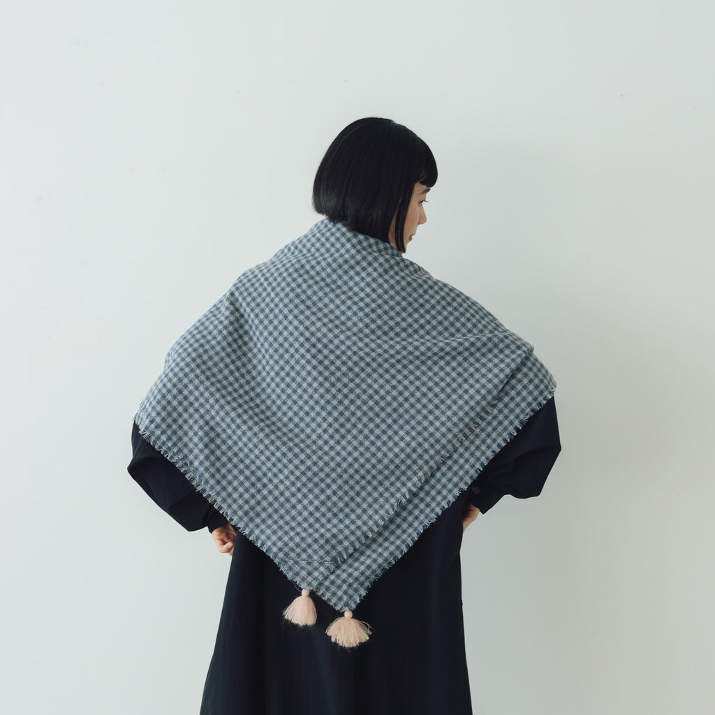 ROBE de PEAU ウールガーゼタッセルストール ｜くらすこと公式