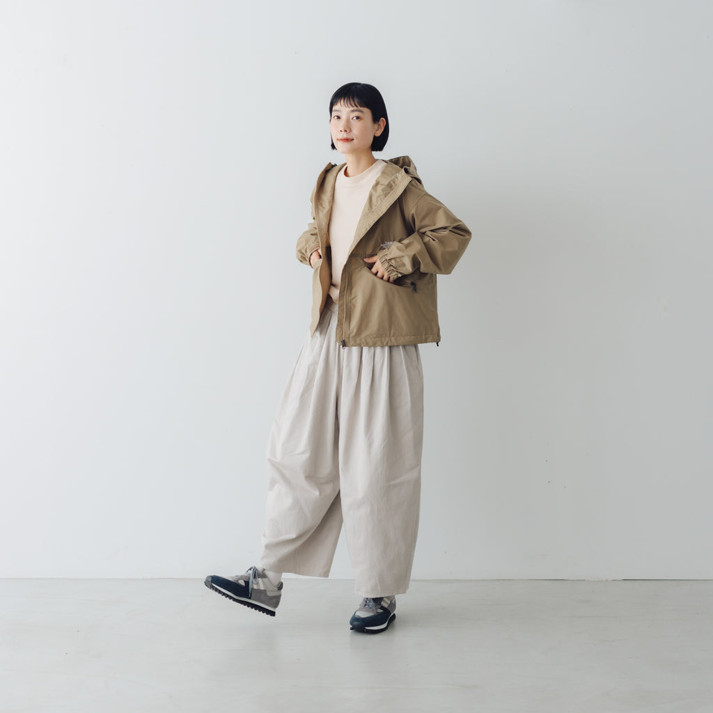 ROBE de PEAU サテンカミーユタックパンツ