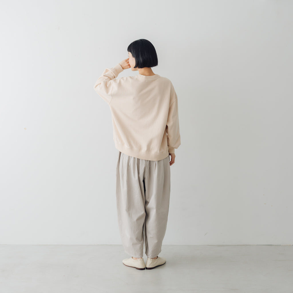 ROBE de PEAU サテンカミーユタックパンツ