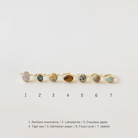 SURUME. STONE RING