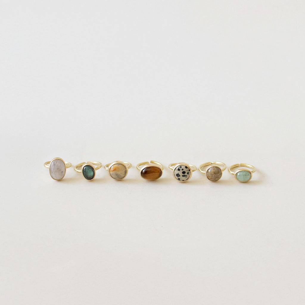 SURUME. STONE RING