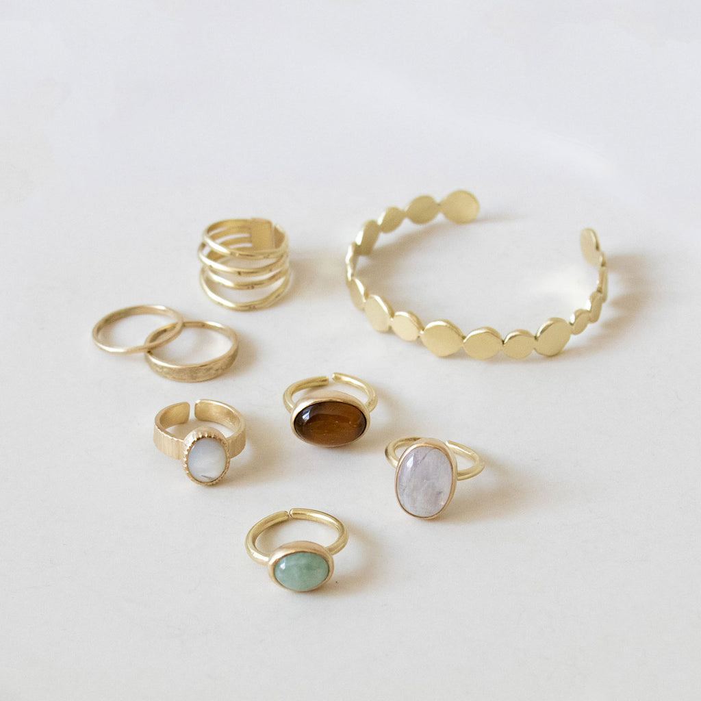 SURUME. STONE RING
