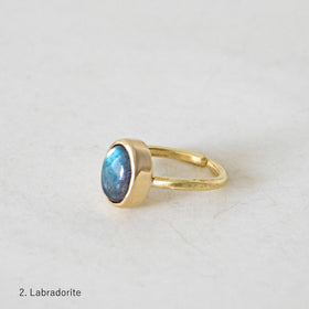 SURUME. STONE RING