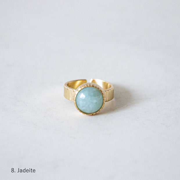 SURUME. Cutting Stone Ring