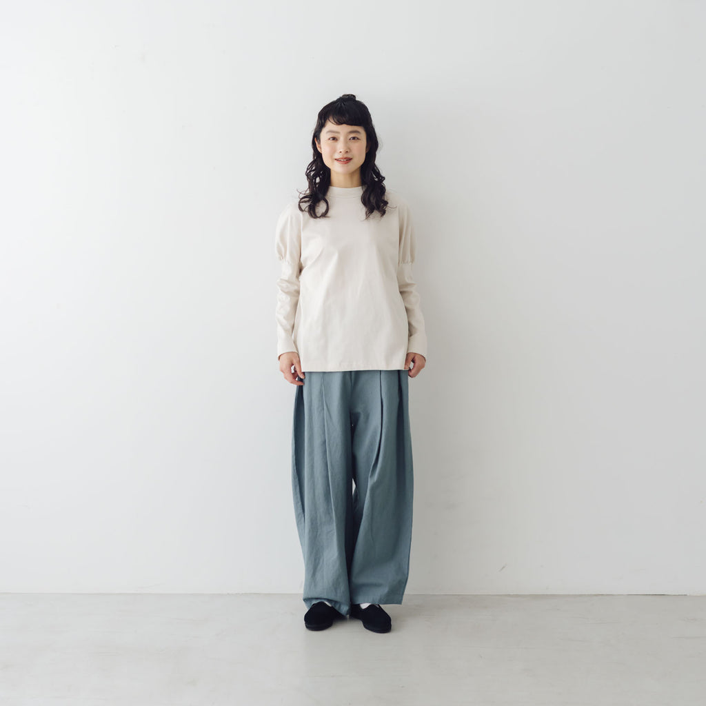 MAGALI コットンシルケット クラシックカットソー