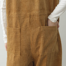 UNIVERSAL TISSU 親子コーデュロイ ラップサロペットパンツ