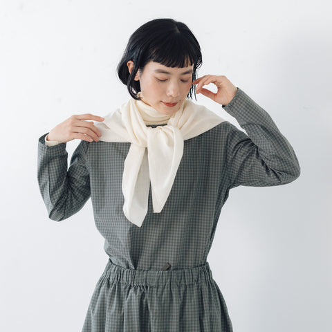 Yoli Silk cotton khadi scarf