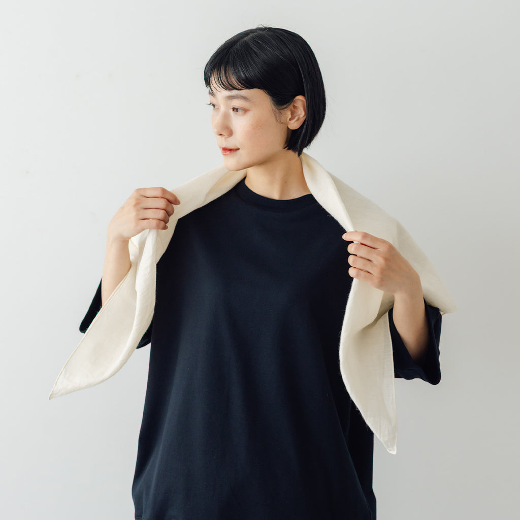 Yoli コットンラミースカーフ Yoli Cotton ramie scarf ベージュ ｜くらすこと公式オンラインストア