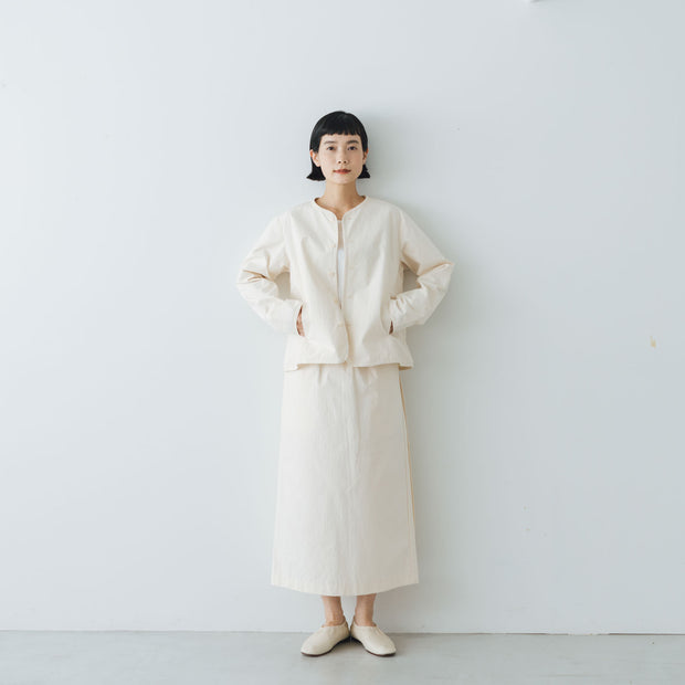 Yoli Cotton simple jacket［予約／1月下旬お届け予定］