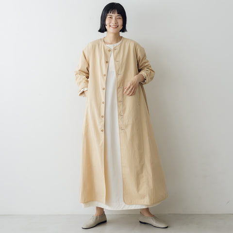 Yoli Cotton long simple coat
