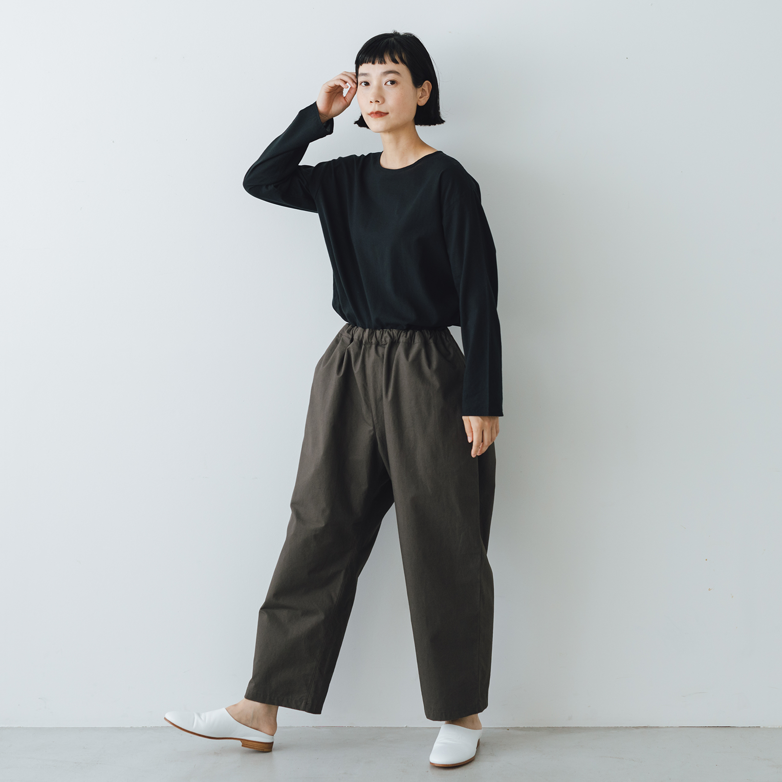 Yoli Cotton eazy pants［予約／1月下旬お届け予定］