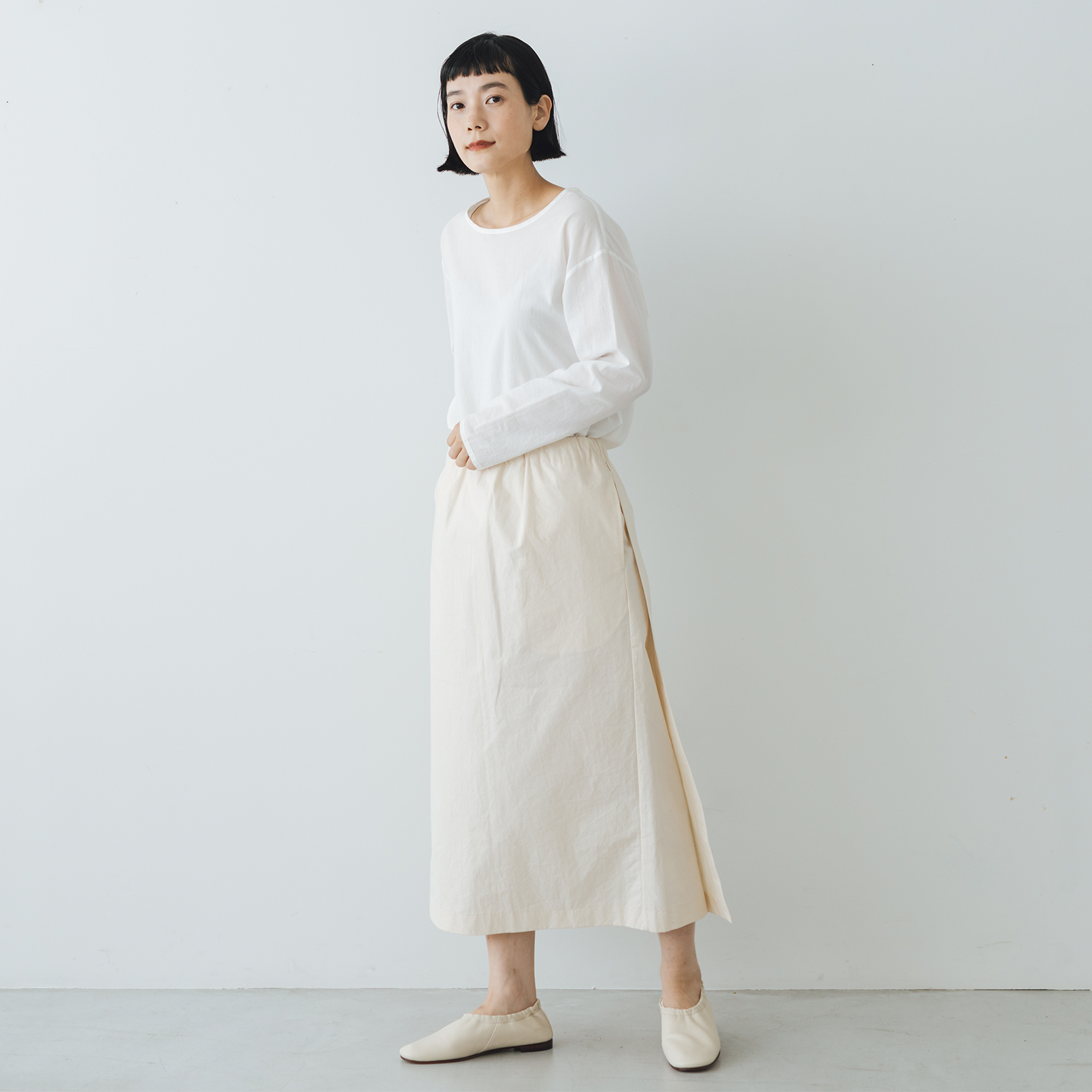 Yoli Cotton tight skirt［予約／1月下旬お届け予定］