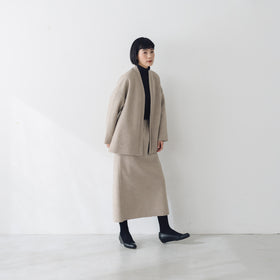 Yoli Felted wool tight skirt