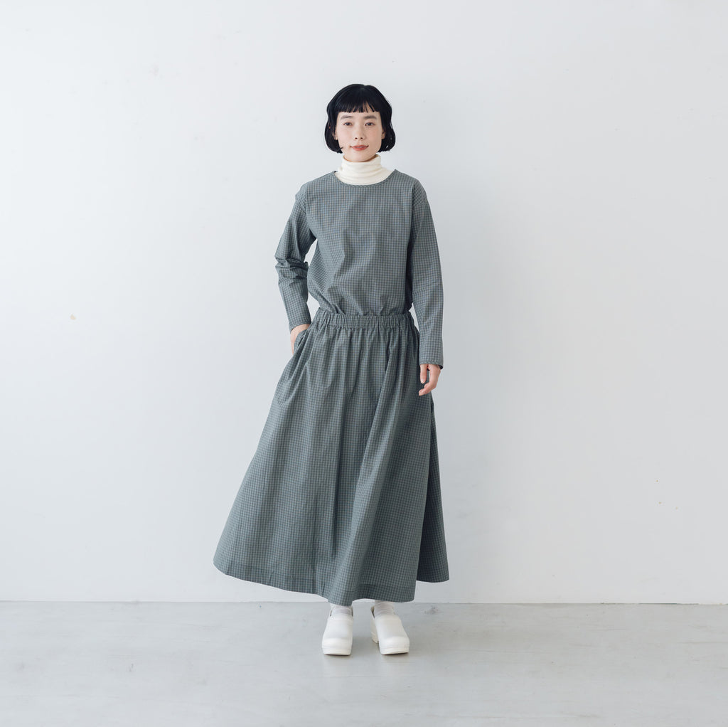 Yoli Check gather skirt