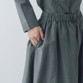 Yoli Check gather skirt