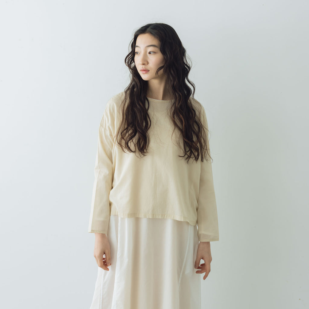 Yoli Simple wide blouse［予約／7月上旬お届け予定］
