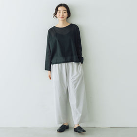 Yoli Simple wide blouse［予約／7月上旬お届け予定］