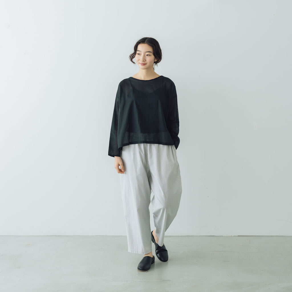 Yoli Simple wide blouse［予約／7月上旬お届け予定］