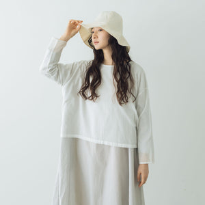トップス Yoli Simple wide blouse yasou 25ss Yoli Simple wide blouse ｜くらすこと公式オンラインストア