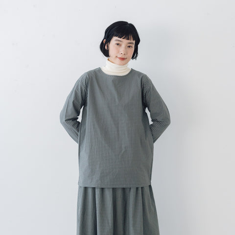 Yoli Check simple blouse