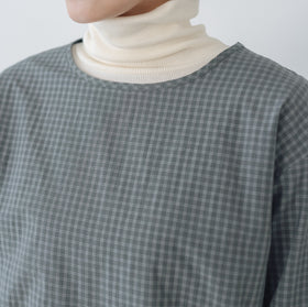 Yoli Check simple blouse