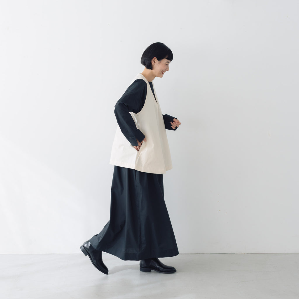 Yoli シルクベストYoli Silk wrap vest ブラック Yoli Cotton vest ｜くらすこと公式オンラインストア