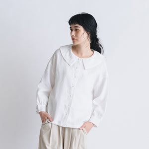 pot and tea ビッグカラーブラウス ｜くらすこと公式オンラインストア