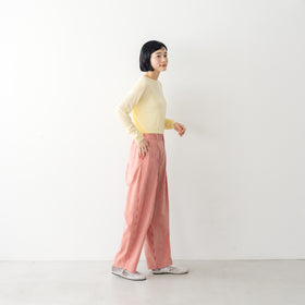 me. flow cotton silk ロングスリーブT