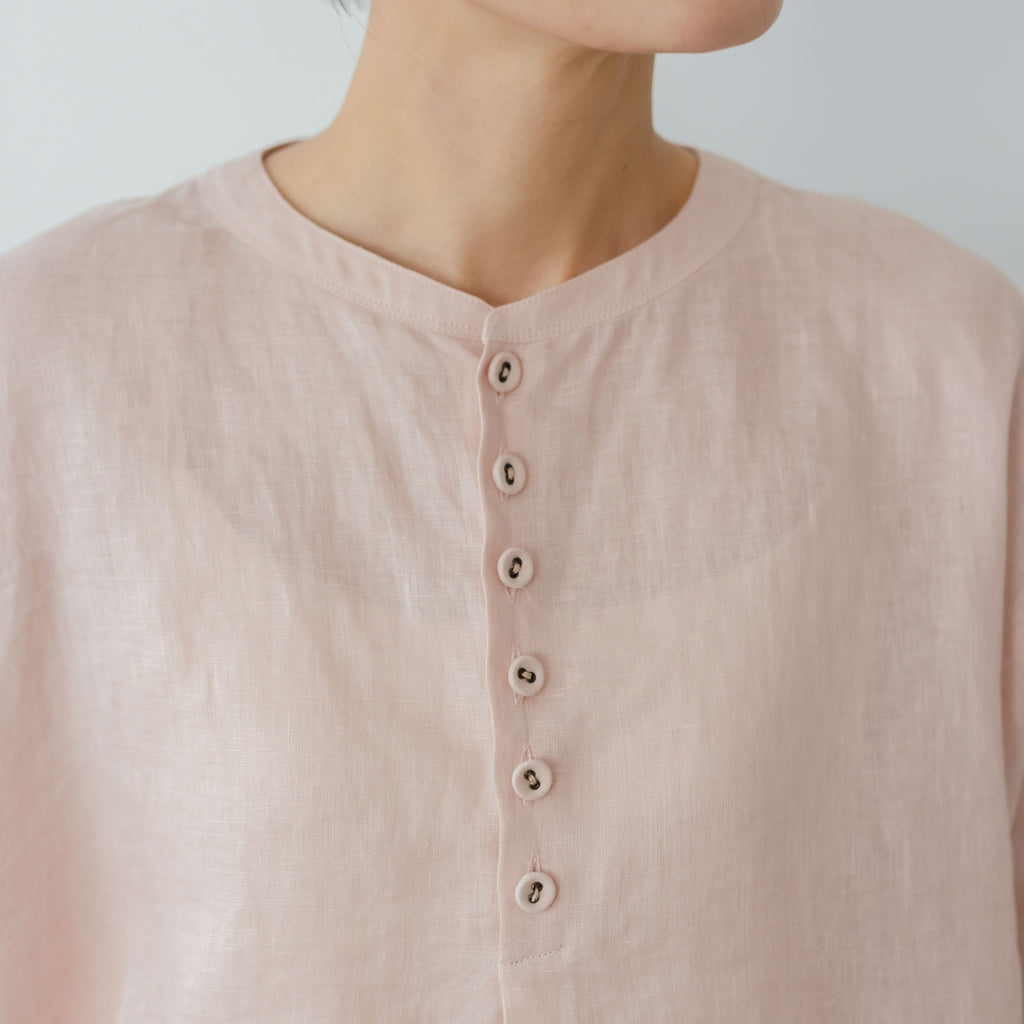 atelier naruse リネンスモックブラウス