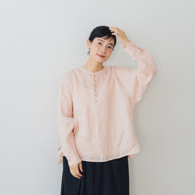 atelier naruse リネンスモックブラウス