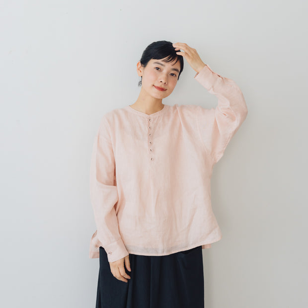 atelier naruse リネンスモックブラウス