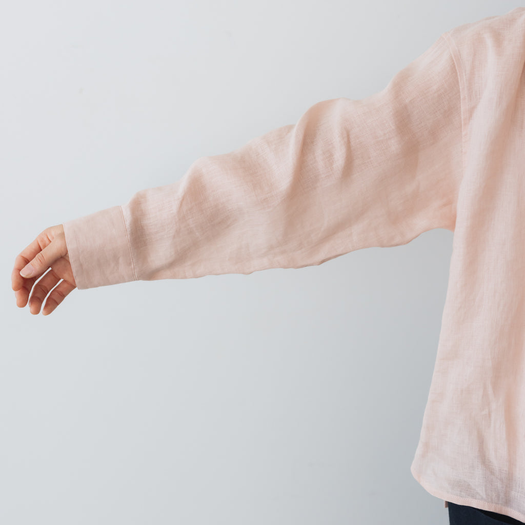 atelier naruse リネンスモックブラウス