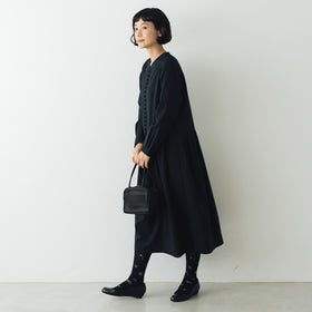 atelier naruse FORMAL クルミボタンワンピース