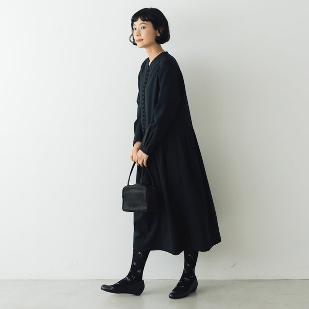 atelier naruse FORMAL クルミボタンワンピース