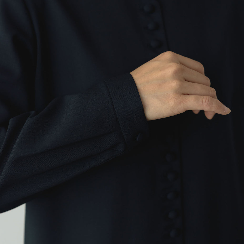 atelier naruse FORMAL クルミボタンワンピース