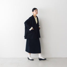 atelier naruse コットンリネンスラブジャンパースカート